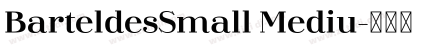 BarteldesSmall Mediu字体转换